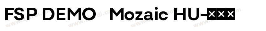FSP DEMO   Mozaic HU字体转换